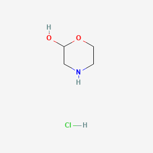 Chemical structure of Morpholin-2-ol hydrochloride