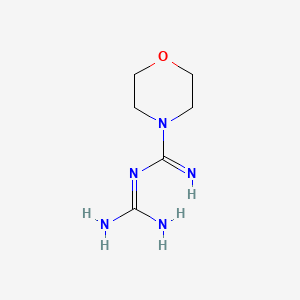 Chemical structure of Moroxydine hydrochloride