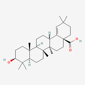 Chemical structure of Morolic acid