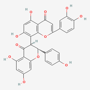 Chemical structure of Morelloflavone