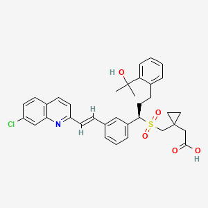 Chemical structure of Montelukast Sulfone