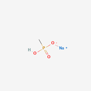 Chemical structure of Monosodium methylphosphonate