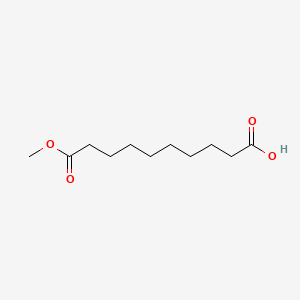 Chemical structure of Monomethyl Sebacate