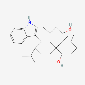 Chemical structure of Monohydroxyisoaflavinine