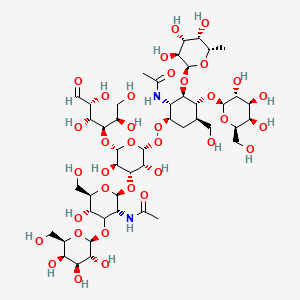 Chemical structure of Monofuco-lacto-N-hexaose
