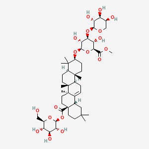 Chemical structure of Momordin IIa