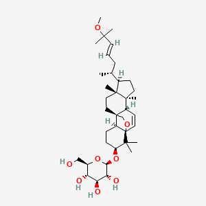 Chemical structure of Momordicoside F1