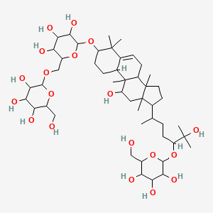 Chemical structure of Mogroside IIIA2