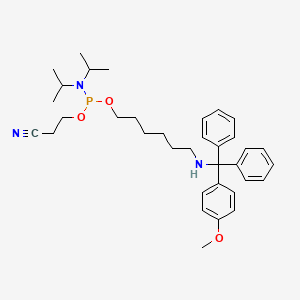 Chemical structure of MMT-Hexylaminolinker Phosphoramidite