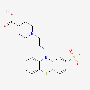 Chemical structure of Metopimazine acid