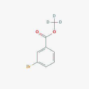 Chemical structure of Methyl-d3 bromophenyl-3-carboxylate