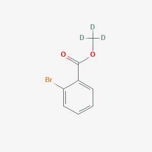 Chemical structure of Methyl-d3 bromophenyl-2-carboxylate
