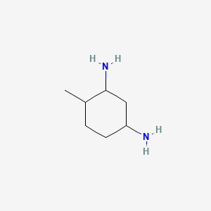 Chemical structure of Methylcyclohexanediamine
