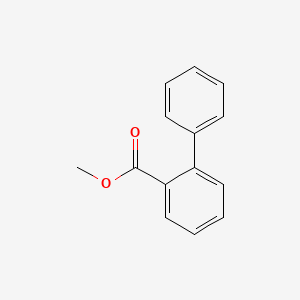 Chemical structure of Methyl-biphenyl-2-carboxylate