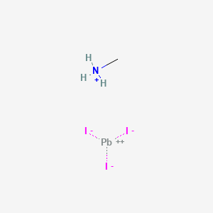 Chemical structure of Methylammonium lead Chloride Iodide