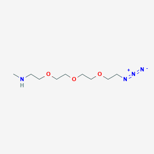 Chemical structure of Methylamino-PEG3-azide