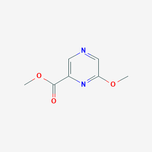 Chemical structure of Methyl6-Methoxy-2-Pyrazinecarboxylate