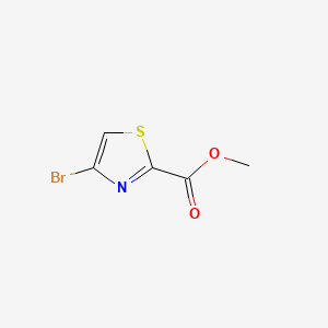 Chemical structure of Methyl-4-bromothiazole-2-carboxylate