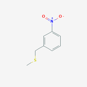 Chemical structure of Methyl(3-nitrobenzyl)sulfane