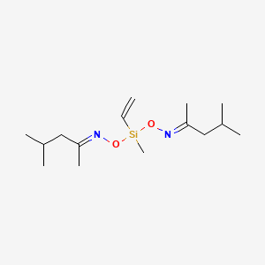 Chemical structure of Methyl vinyl di(methyl isobutyl ketoxime)silane