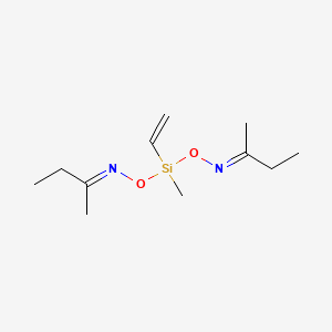 Chemical structure of Methyl vinyl di(methyl ethyl ketoxime)silane