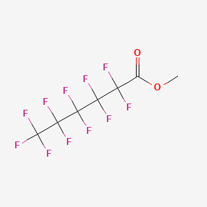 Chemical structure of Methyl Undecafluorohexanoate
