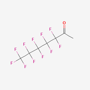 Chemical structure of Methyl Undecafluoroamyl Ketone