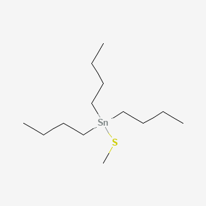 Chemical structure of Methyl Tributylstannyl Sulfide