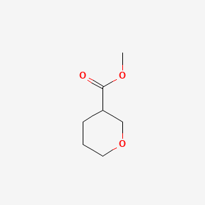 Chemical structure of Methyl oxane-3-carboxylate