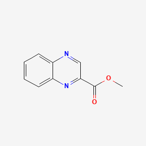 Chemical structure of Methyl quinoxaline-2-carboxylate