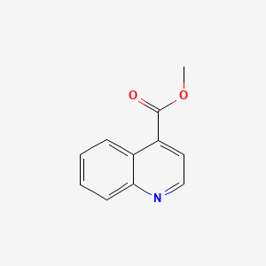 Chemical structure of Methyl quinoline-4-carboxylate