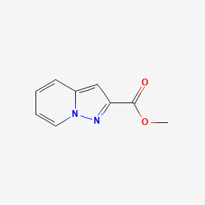 Chemical structure of Methyl Pyrazolo[1,5-a]pyridine-2-carboxylate