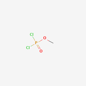 Chemical structure of Methyl dichlorophosphate