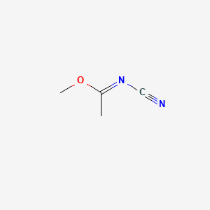Chemical structure of Methyl N-Cyanoethanimideate