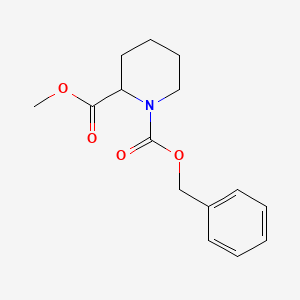 Chemical structure of Methyl N-Cbz-piperidine-2-carboxylate