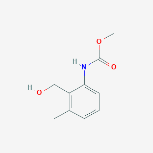 Chemical structure of Methyl (2-(hydroxymethyl)-3-methylphenyl)carbamate