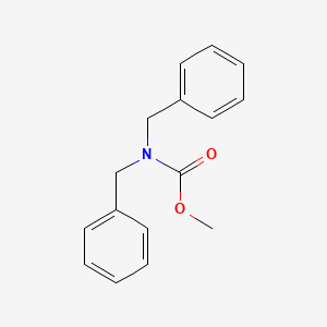 Chemical structure of Methyl dibenzylcarbamate