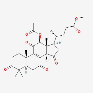 Chemical structure of Methyl lucidenate D