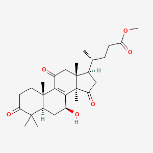 Chemical structure of Methyl lucidenate A