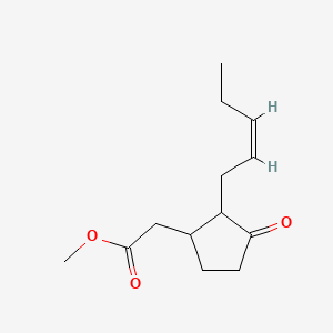 Chemical structure of a Methyl jasmonate