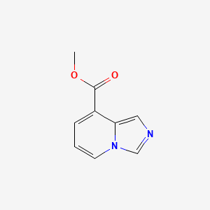 Chemical structure of Methyl imidazo[1,5-a]pyridine-8-carboxylate