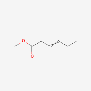 Chemical structure of Methyl 3-hexenoate