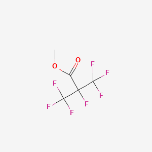Chemical structure of Methyl perfluoroisobutanoate