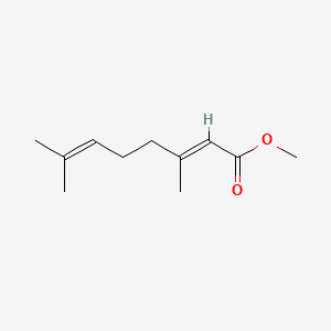 Chemical structure of Methyl geranate