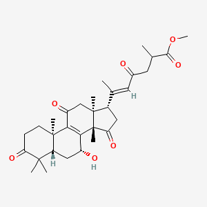 Chemical structure of Methyl ganoderenate D