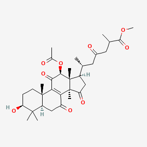 Chemical structure of Methyl ganoderate H