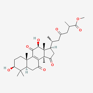 Chemical structure of Methyl ganoderate C6
