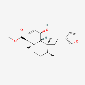 Chemical structure of Methyl dodonate A