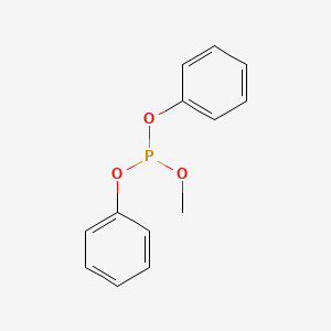 Chemical structure of Methyl diphenylphosphite
