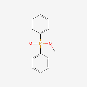 Chemical structure of Methyl diphenylphosphinate